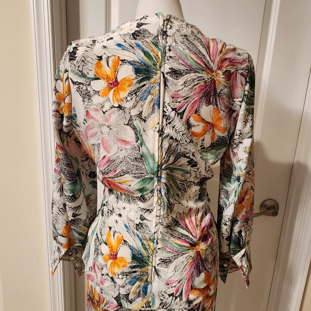 Stunning vintage floral Breli Originals size 8 dress - Picture 8 of 8